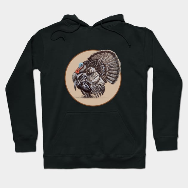 Wild Turkey Hoodie by  Cory James Fine Art